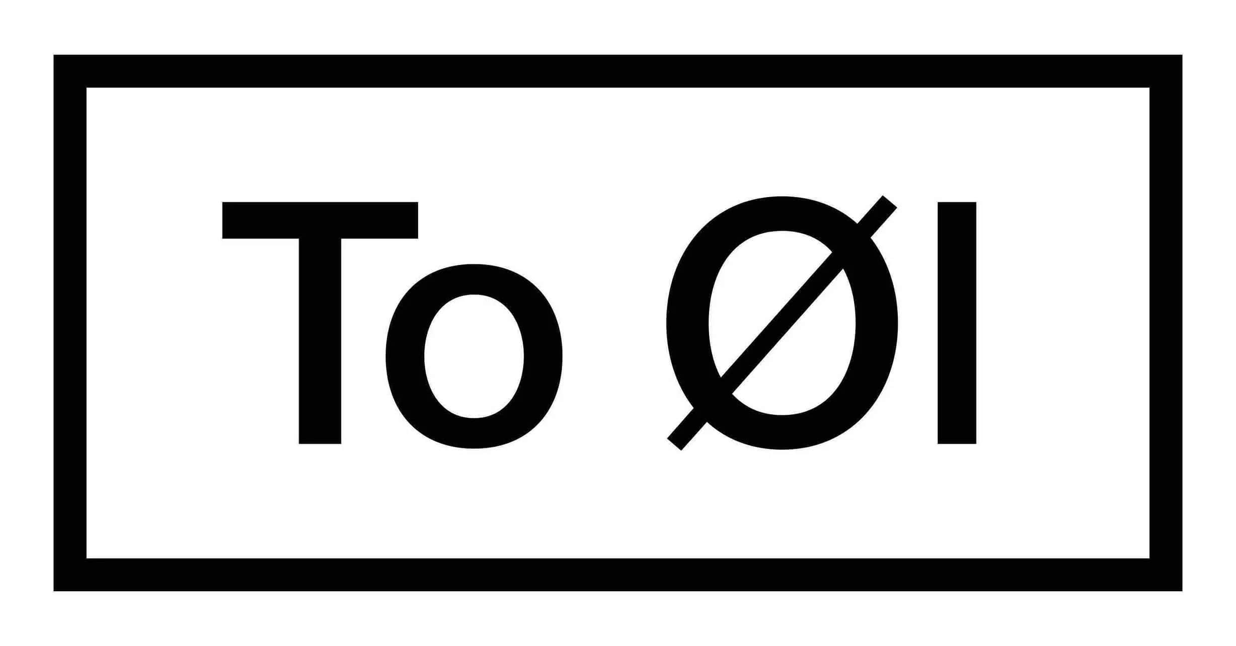 To Øl logo